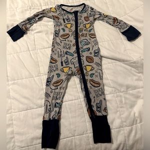 Little sleepies Game Day limited edition onesie / zippie